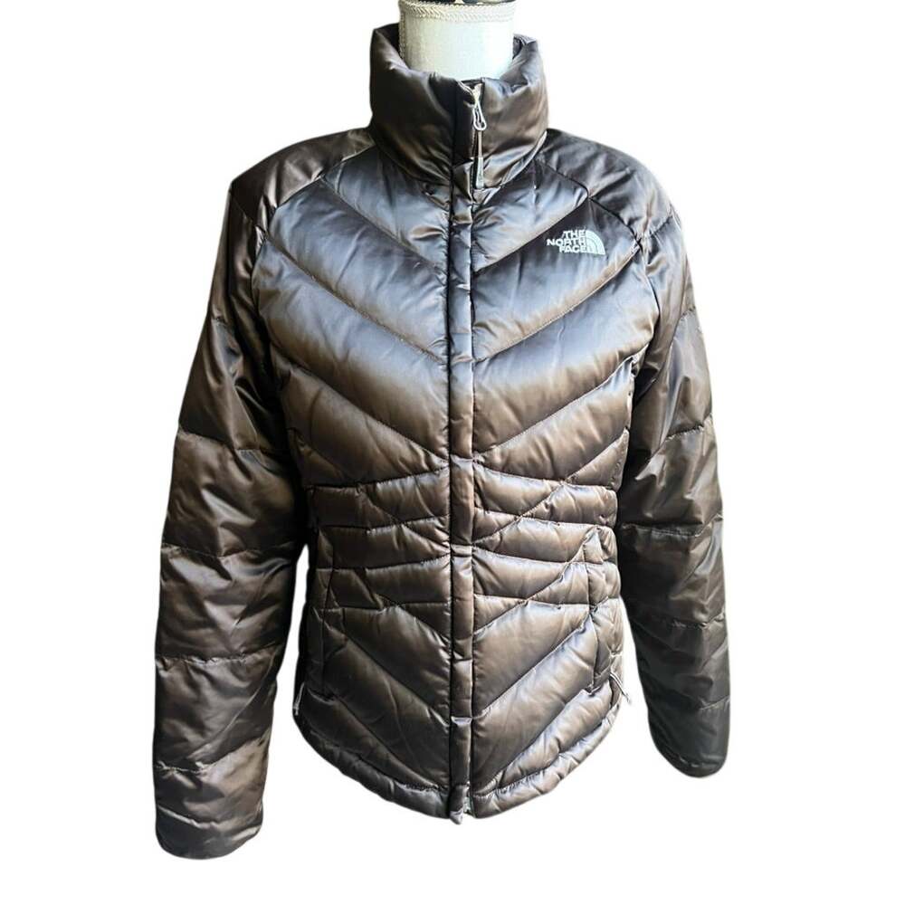 The North Face Women's Aconcagua 550 Down Puffer Jacket Espresso size M